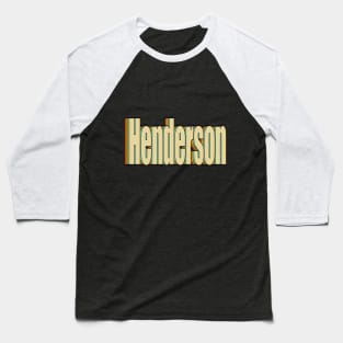 HENDERSON Baseball T-Shirt